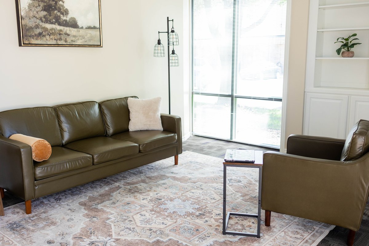 Renewed Roots Counseling therapy room